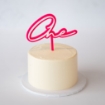 Picture of DELUXE WORDED NUMBER CAKE TOPPER