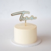 Picture of DELUXE WORDED NUMBER CAKE TOPPER