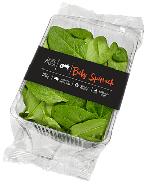 Picture of Leafy Patch Baby Spinach | 100g