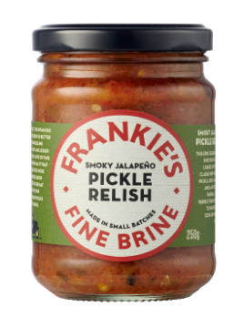 Picture of Frankie's Fine Brine Smoky Jalapeno Pickle Relish | 250g