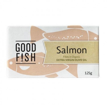 Picture of Good Fish Salmon Fillets in Extra Virgin Olive Oil | 120g