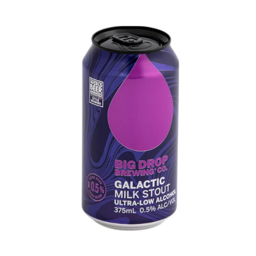 Picture of Big Drop Brewing Co. Galactic Milk Stout Non Alcoholic Cans | 4 x 375ml