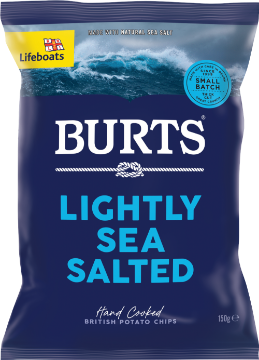 Picture of Burts Hand Cooked Potato Chips | Lightly Sea Salted | 150g