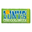 Picture of TONY'S CHOCOLONELY ALMOND SEA SALT DARK CHOCOLATE 180GM