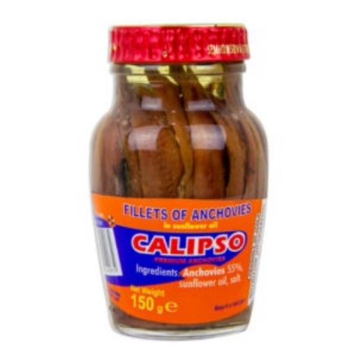 Picture of Calipso Anchovy Fillets in Sunflower Oil | 150g