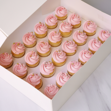 Picture of Cupcake Mini Vanilla Pink 